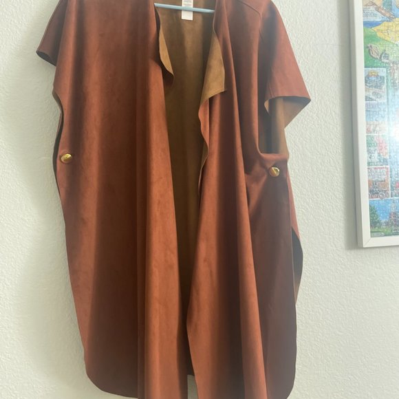 Chicos Faux Seude Cardigan OS - Picture 12 of 12